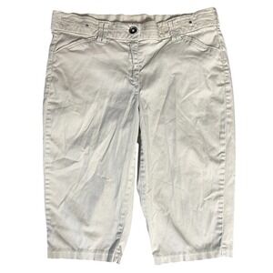 Charter Club Pant Shop Women Size 6 Tan Khaki Capri Bermuda Stretch Pants